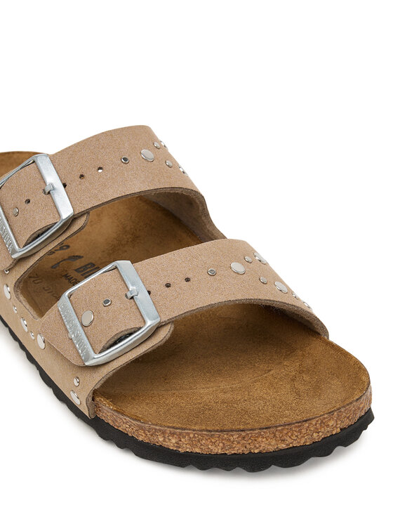Birkenstock Birkenstock Iešļūcenes Arizona Rivet 1031708 D Bēšs