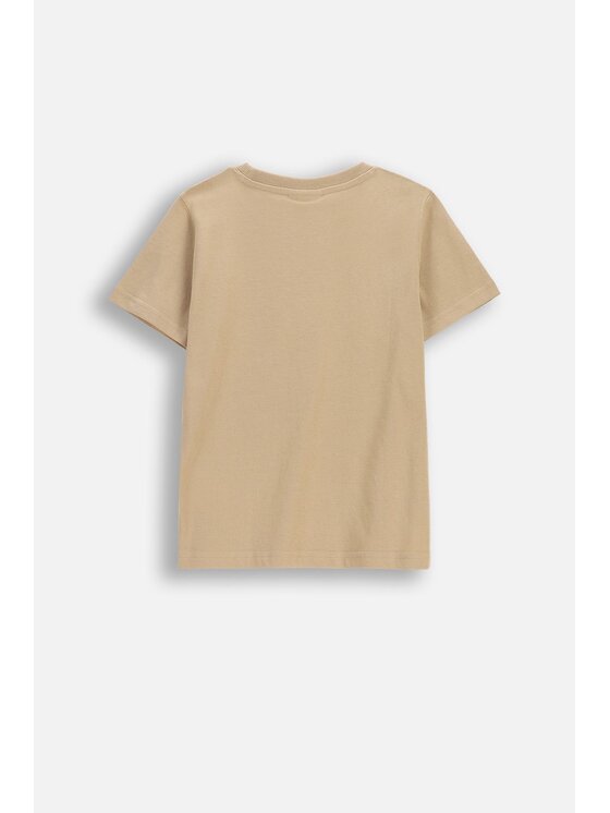 Coccodrillo Coccodrillo T-Shirt WC6143202NBK-002 Beżowy Regular Fit