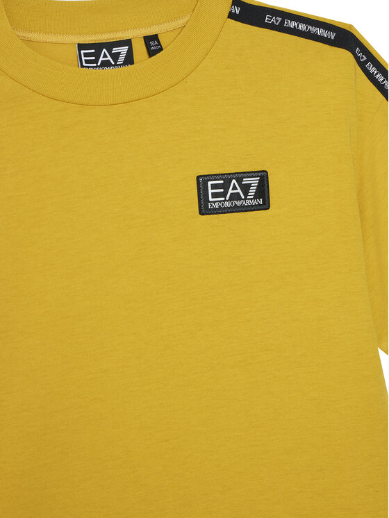 EA7 Emporio Armani EA7 Emporio Armani T-Shirt 7B000054 AF10378 U7036 Żółty Regular Fit