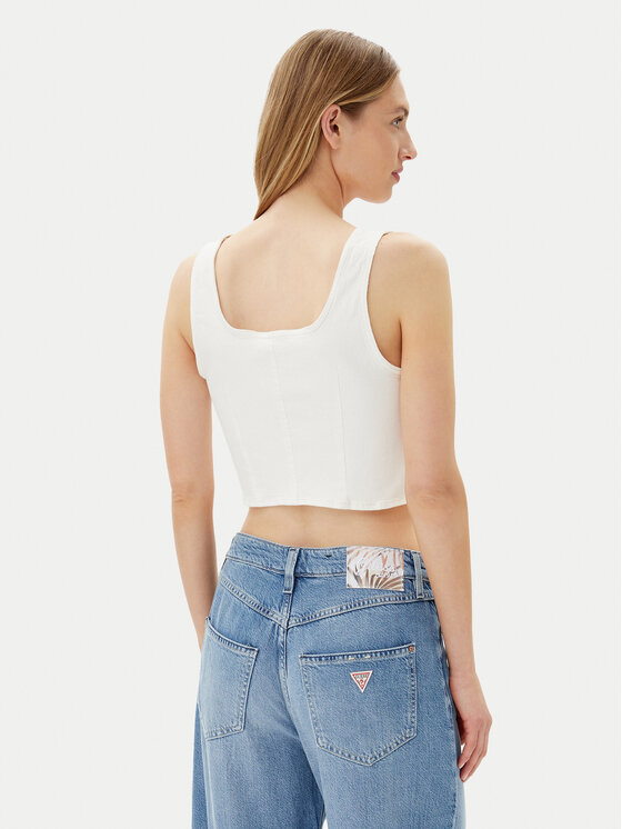Vero Moda Vero Moda Gilet Wild Alinia 10323777 Bianco Slim Fit