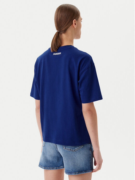 Napapijri Napapijri T-Shirt S-Nice NP0A4IG4 Μπλε Regular Fit