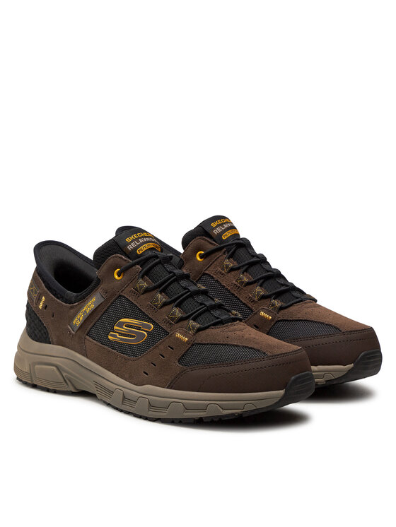 Skechers Skechers Sneakersy Oak Canyon 237450/BRBK Brązowy