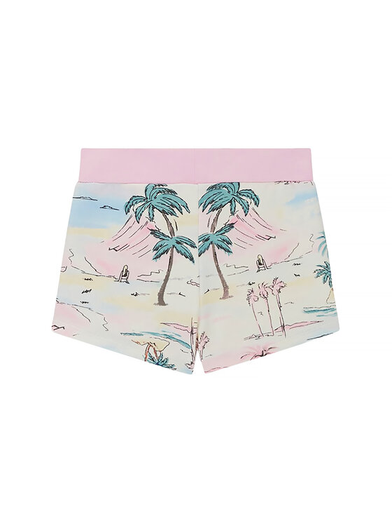 Guess Guess Komplekti kuuluvad t-särk ja šortsid K6GG02 K6YW4 Heleроosa Regular Fit