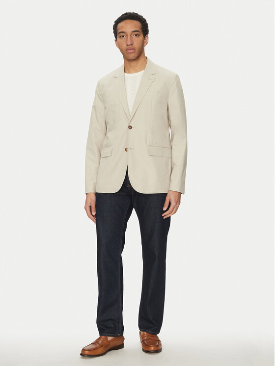 Michael Kors Michael Kors Sacou CS5100THC2 Bej Slim Fit