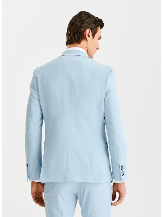 Pako Lorente Pako Lorente Marynarka P25SF-3G-027 Niebieski Slim Fit