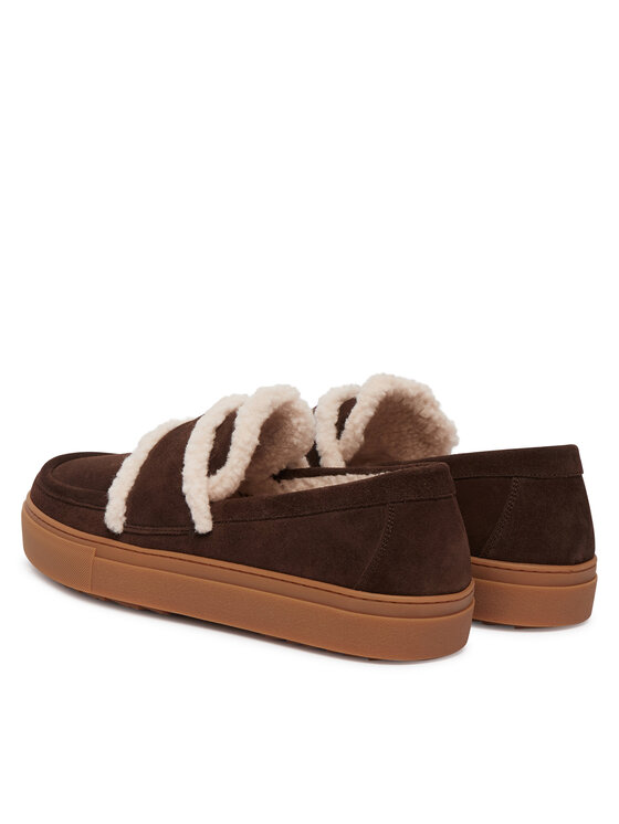 Inuikii Inuikii Scarpe basse Shearling Loafer 2006.003.0011 Marrone scuro