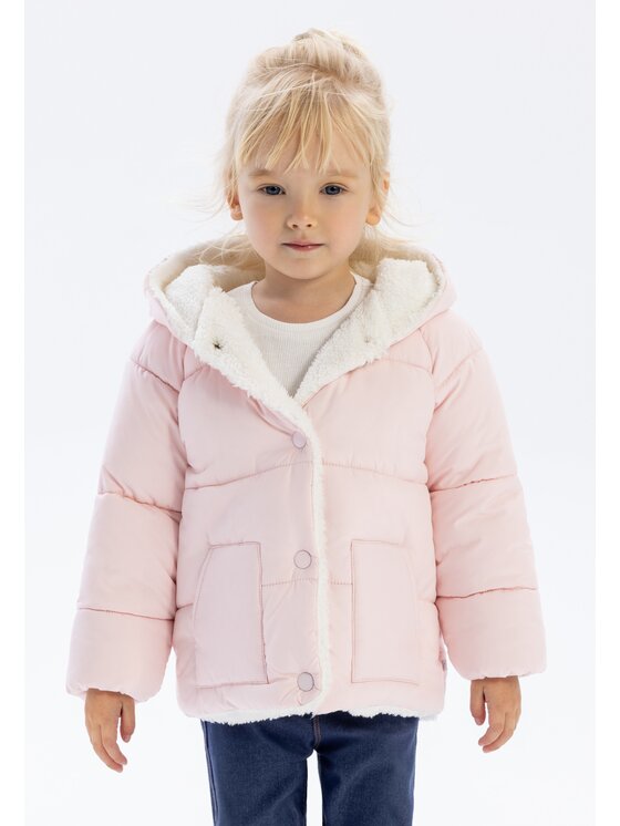 MINOTI MINOTI Kurtka zimowa 21babycoat6 Różowy Regular Fit