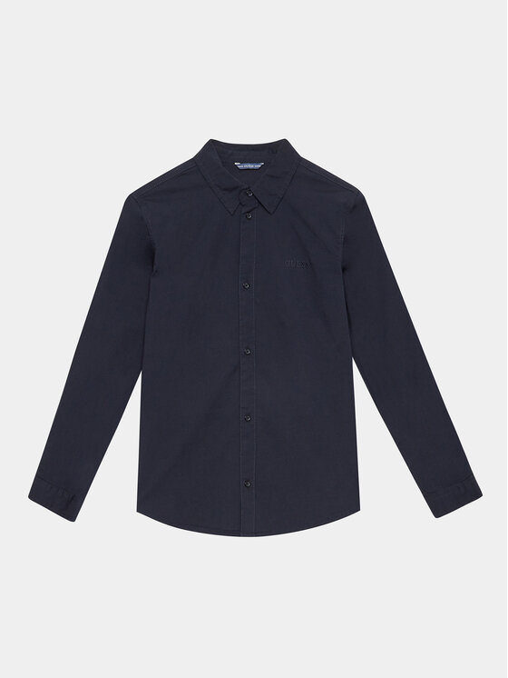 Guess Guess Srajca L3YH04 WE5W0 Mornarsko modra Regular Fit