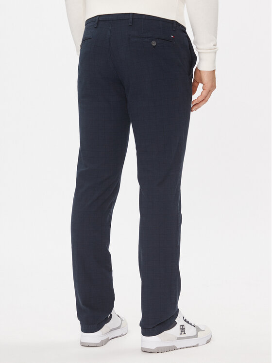 Tommy Hilfiger Tommy Hilfiger Chino nohavice Denton MW0MW32935 Tmavomodrá Slim Fit