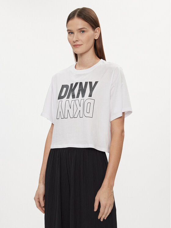 DKNY Sport T-krekls DP2T8559 Balts Relaxed Fit