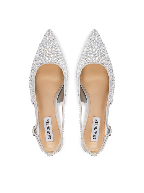 Steve Madden Steve Madden Pantofi cu toc subțire Korra-R 11004977 Argintiu