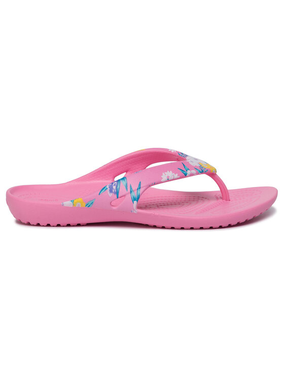 Crocs Zehentrenner Kadee II Printed Flip W 205998 Rosa Modivo