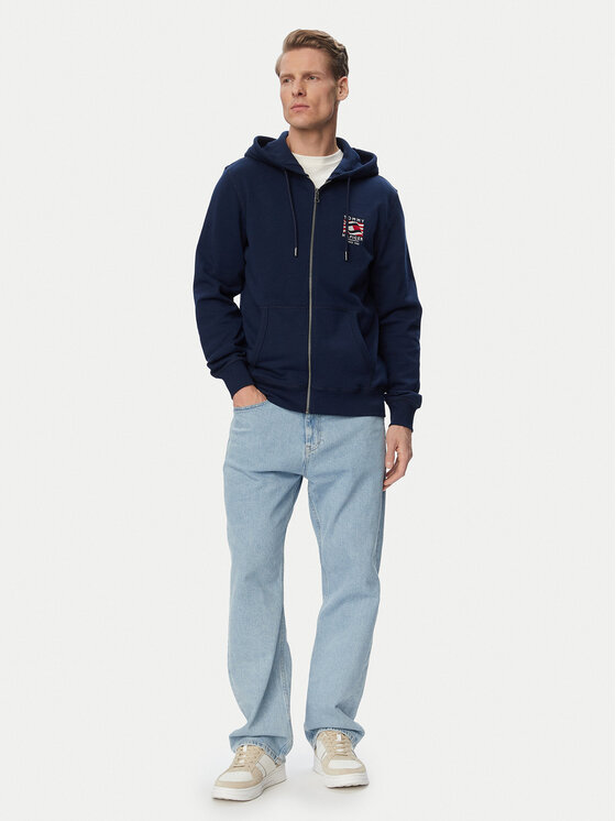 Tommy Hilfiger Tommy Hilfiger Pluus MW0MW43382 Tumesinine Regular Fit