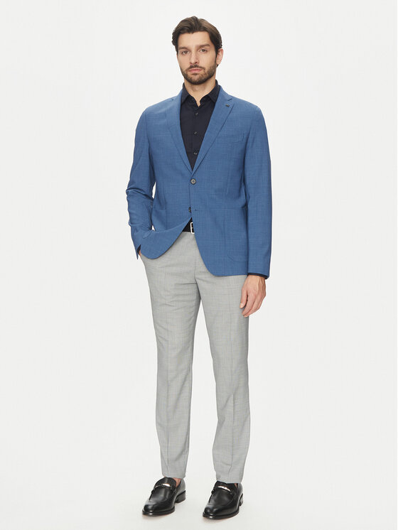 Michael Kors Michael Kors Marynarka MK0SB01025 Niebieski Slim Fit