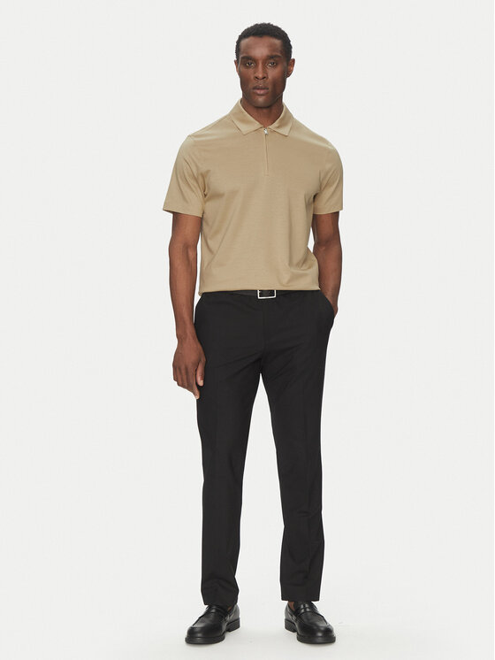 BOSS BOSS Polokošeľa H-Paras 50537954 Béžová Regular Fit