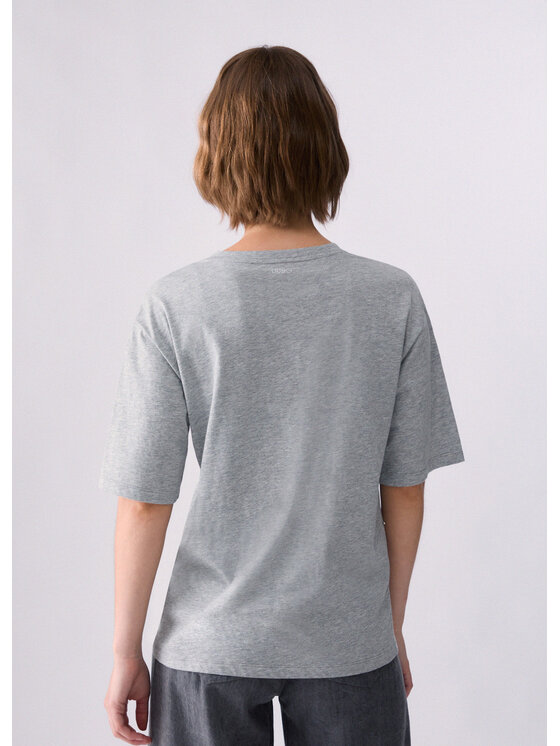 Liu Jo Liu Jo T-shirt WF6398JS904L9349 Grigio Regular Fit