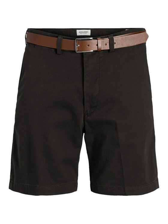 Jack & Jones Jack & Jones Bavlnené šortky Marco 12269368 Čierna Regular Fit