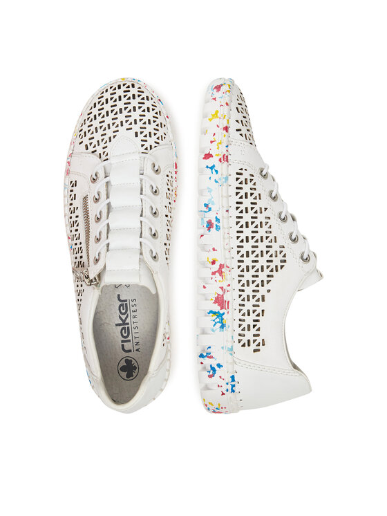 Rieker Rieker Halbschuhe M2357-80 Weiß