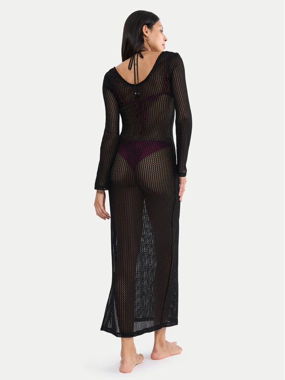 Triumph Triumph Vestito da spiaggia Beach MyWear Crochet 10226469 Nero Relaxed Fit