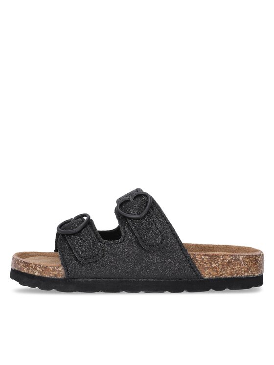 ZigZag ZigZag Шльопанці Messina Kids Cork Z151002 Чорний