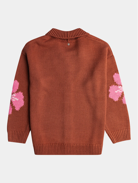 Roxy Roxy Kardigan Hand On Heart Swtr ERJSW03584 Pomarańczowy Regular Fit