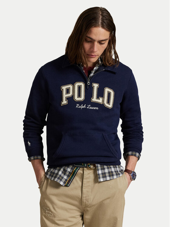 Polo Ralph Lauren Bluza 710981150002 Granatowy Regular Fit