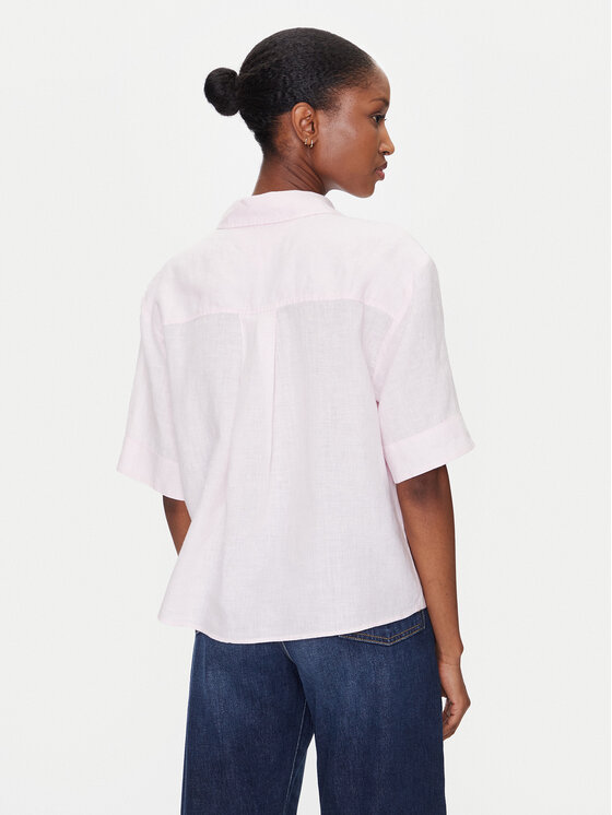Tommy Hilfiger Tommy Hilfiger Πουκάμισο WW0WW44720 Ροζ Relaxed Fit