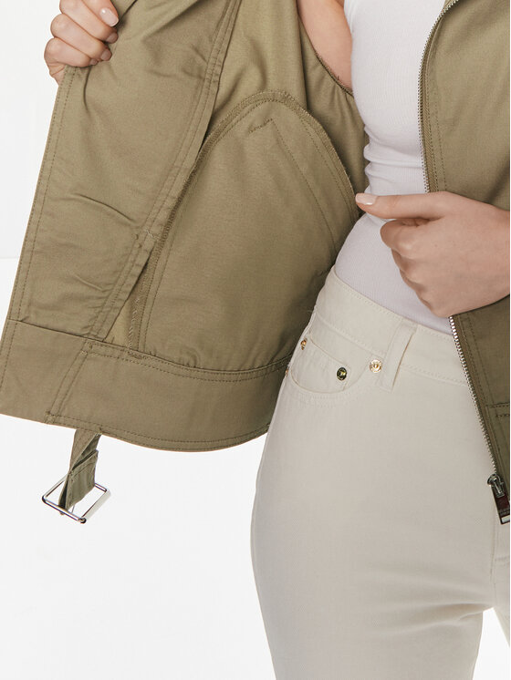 Silvian Heach Silvian Heach Átmeneti kabát GPP24440GB Bézs Relaxed Fit