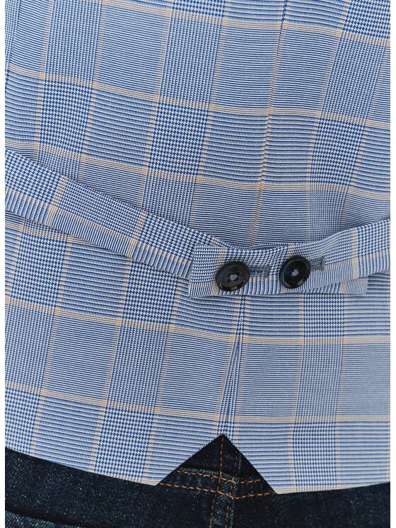 Pako Lorente Pako Lorente Kamizelka P24SF-8X-001 Niebieski Slim Fit