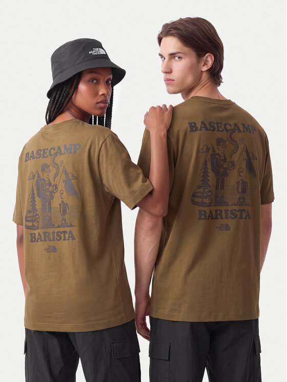 The North Face Tricou Basecamp Barista Rlx Ss NF0A8JAA Maro Relaxed Fit