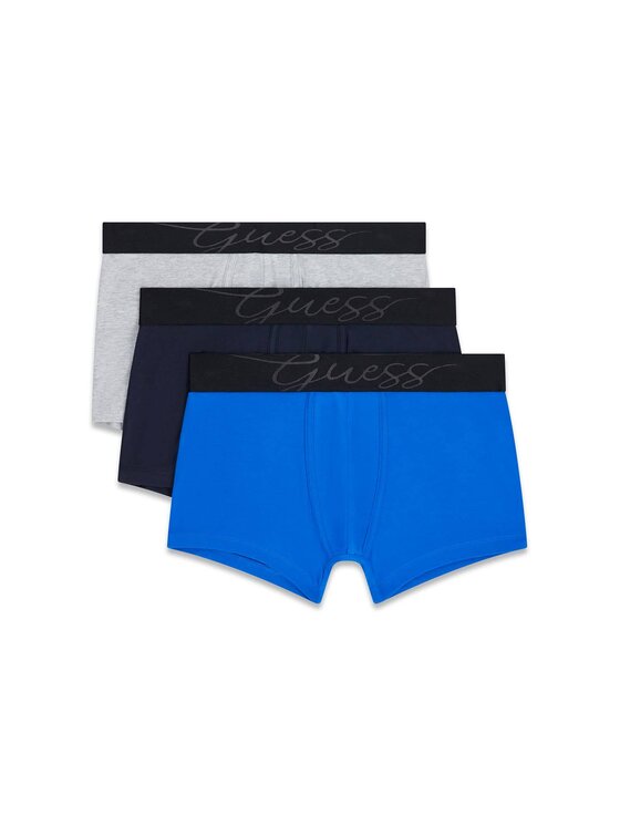 Guess Guess Komplet 3 par bokserek 174829 Niebieski