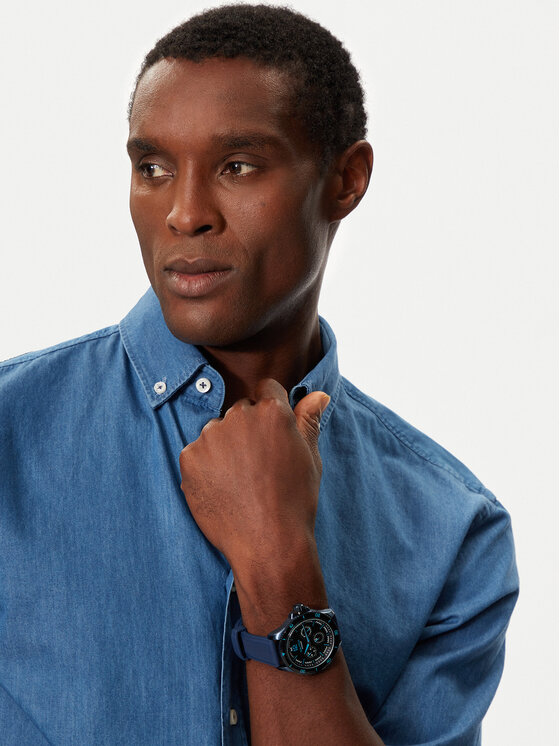 Nautica Nautica Zegarek NAPWRS401 Granatowy