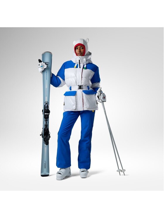 Rossignol Rossignol Kurtka narciarska W Jcc Corduroy Down Ski Jacket Biały Regular Fit
