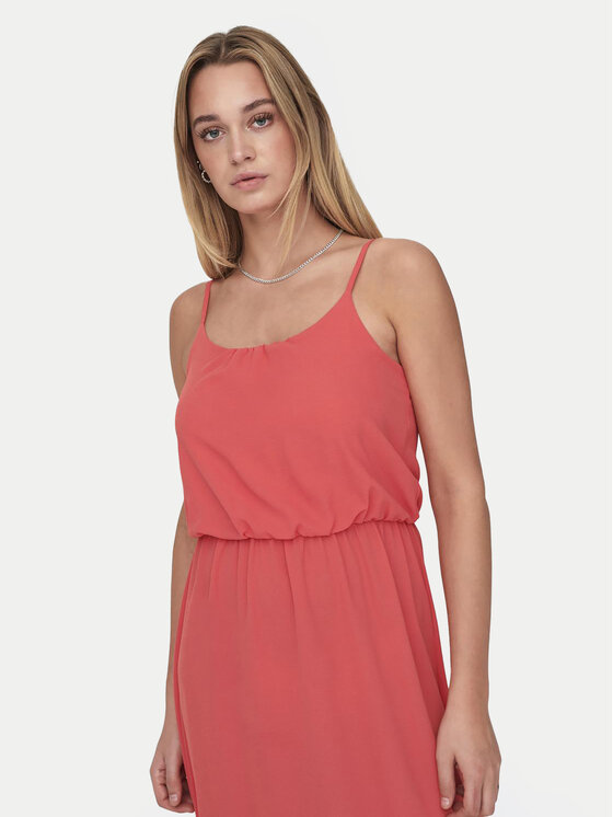 ONLY ONLY Sommerkleid Winner 15177381 Rot Regular Fit