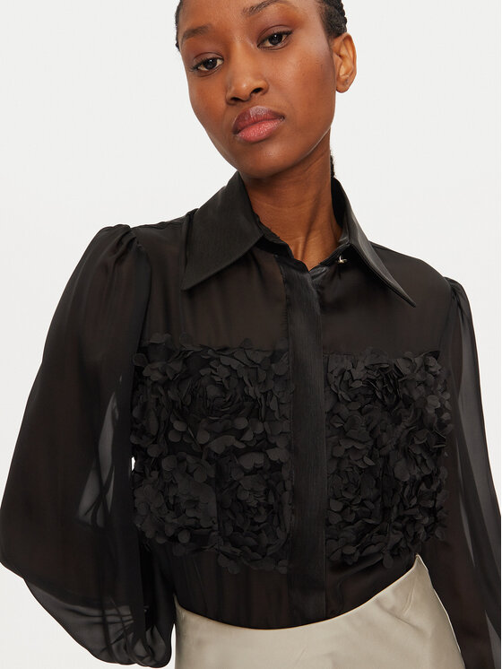 Babylon Babylon Koszula S00303 Czarny Regular Fit