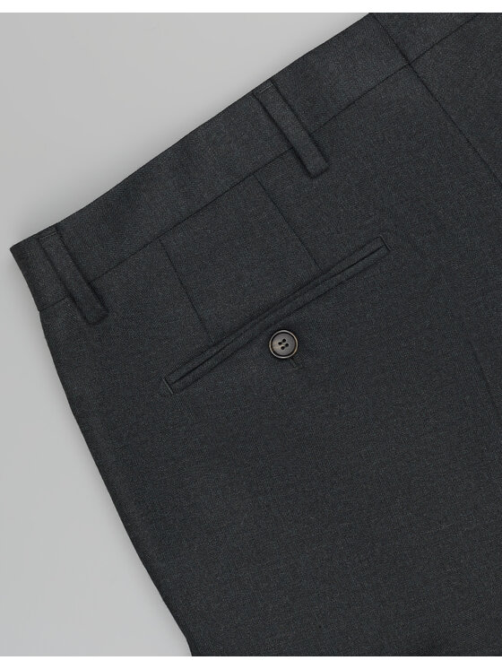 Borgio Borgio Spodnie garniturowe zogno Zielony Slim Fit