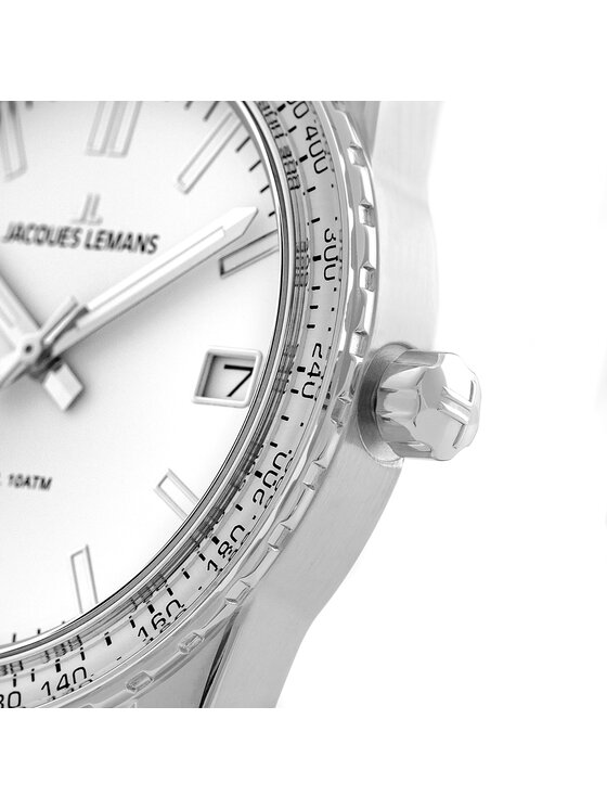 Jacques Lemans Jacques Lemans Zegarek 1-2060B Biały