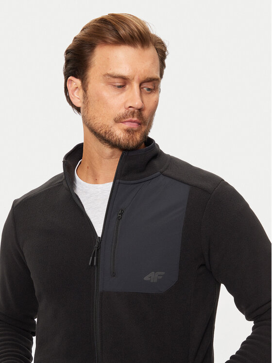 4F 4F Fleece 4FWAW24TFLEM250 Μαύρο Regular Fit