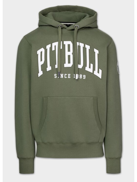 PITBULL PITBULL Bluza NORTON Zielony Regular Fit