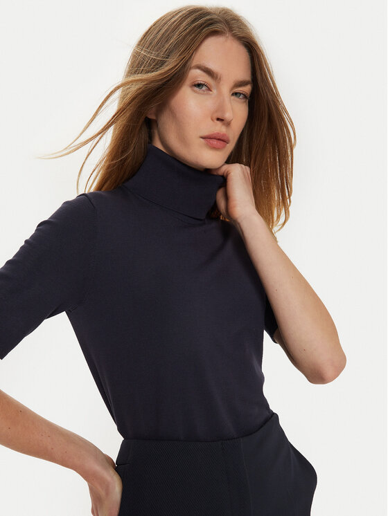 Calvin Klein Calvin Klein Rollkragenpullover K20K207433 Dunkelblau Regular Fit