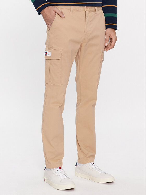 Férfi Szövet nadrág Tommy Jeans, Méret: 31/32, Bézs, Austin DM0DM18341