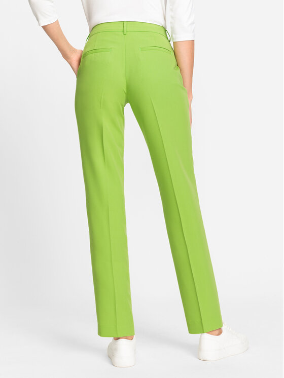 Olsen Olsen Chino nohavice 14000500 Zelená Slim Fit
