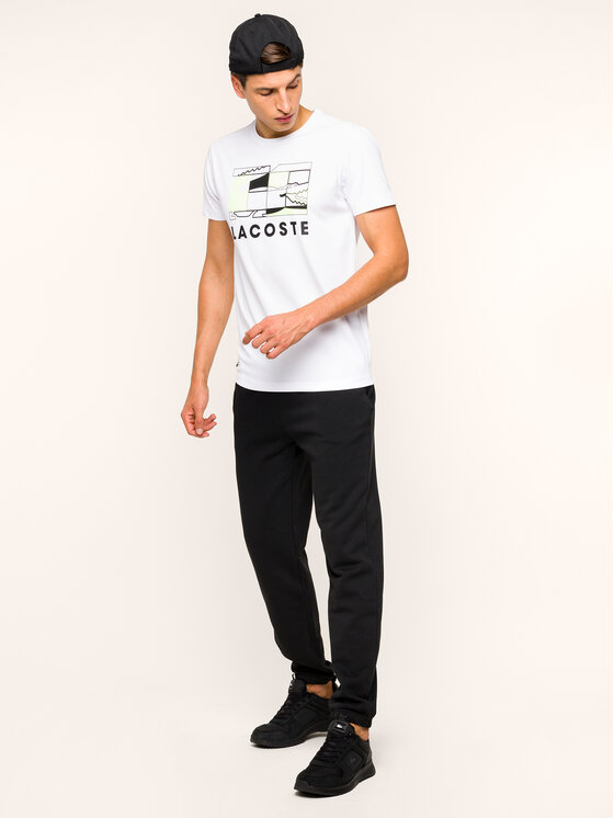 Lacoste Lacoste T-shirt TH8425 Bianco Regular Fit