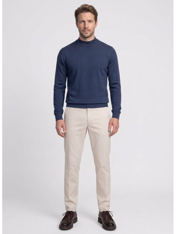Pako Lorente Pako Lorente Sweter P26WN-2X-015 Granatowy Classic Fit