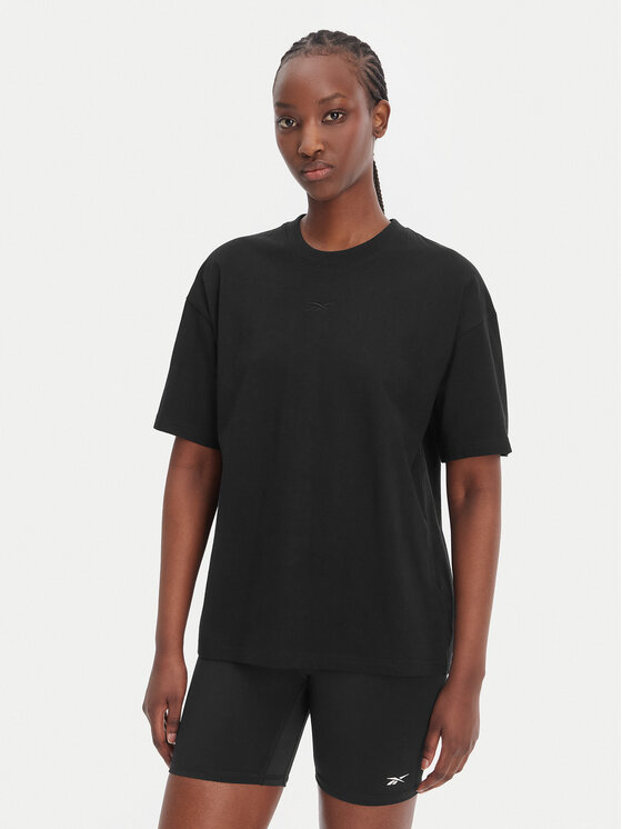 Reebok Tricou Reebok x Ewa Chodakowska RK25611CCW Negru Relaxed Fit