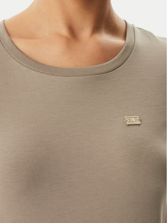 EA7 Emporio Armani EA7 Emporio Armani T-shirt 7W001045 AF10373 U6167 Smeđa Regular Fit