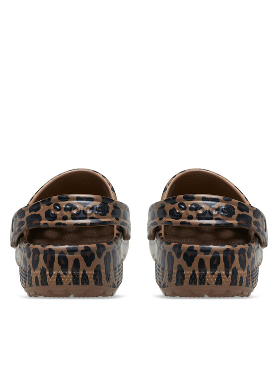 Crocs Crocs Παντόφλες Classic Animal Clog 211800 Καφέ
