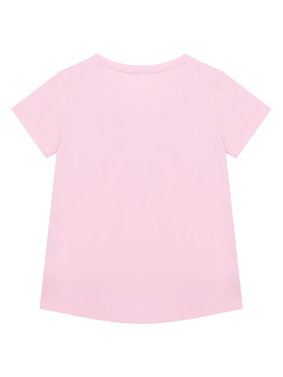 Guess Guess T-Shirt K6RI02 K6YW4 Różowy Relaxed Fit