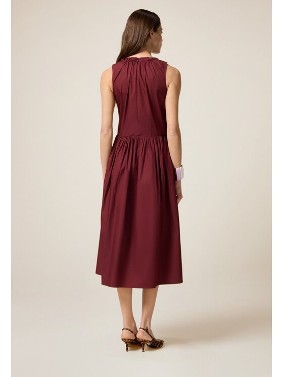 Oltre Oltre Vestito da giorno 7371R104913N036 Bordeaux A-Line Fit