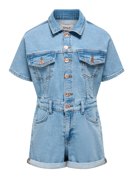 Kids ONLY Overal Castel 15345260 Modrá Regular Fit